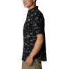 Columbia Mens Sharptail Short Sleeve ShirtSharptail Short Sleeve Shirt(Black High Country Print)