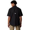 Columbia Mens Sharptail Short Sleeve ShirtSharptail Short Sleeve Shirt(Black/Timberwoods Camo)