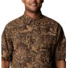Columbia Mens Sharptail Short Sleeve ShirtSharptail Short Sleeve Shirt(Cordovan Flyin High Print)