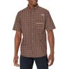 Columbia Mens Sharptail Short Sleeve ShirtSharptail Short Sleeve Shirt(Dark Forest High Country Print)