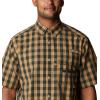Columbia Mens Sharptail Short Sleeve ShirtSharptail Short Sleeve Shirt(Dark Forest Multi Gingham)