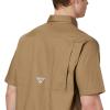 Columbia Mens Sharptail Short Sleeve ShirtSharptail Short Sleeve Shirt(Flax/Rt Edge)