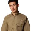 Columbia Mens Sharptail Short Sleeve ShirtSharptail Short Sleeve Shirt(Flax/Timberwoods Camo)