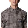 Columbia Mens Sharptail Short Sleeve ShirtSharptail Short Sleeve Shirt(Iron Deer Stand Check)