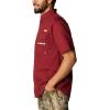Columbia Mens Sharptail Short Sleeve ShirtSharptail Short Sleeve Shirt(Red Jasper/Real Tree Edge)