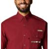 Columbia Mens Sharptail Short Sleeve ShirtSharptail Short Sleeve Shirt(Red Jasper/Real Tree Edge)