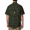 Columbia Mens Sharptail Short Sleeve ShirtSharptail Short Sleeve Shirt(Surplus Green Deer Stand Check)