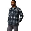 Columbia Mens Steens Mountain Printed Shirt Jacket II, Chalk Omblur, Large