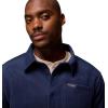 Columbia Men’s Steens Mountain Solid Shirt Jacket(Collegiate Navy)