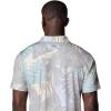Columbia Men’s Super Slack Tide II Stretch Polo(Lemon Wash Tarpon Trek)