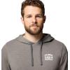 Columbia Mens Trek Graphic Hoodie, Charcoal Heather/Outdoor Arch, Large