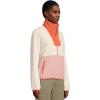 Columbia, Womens, Sequoia Grove™ 1/2 Zip Fleece(Chalk/Eraser Pink/Tuscan)