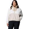 Columbia, Womens, Sequoia Grove™ 1/2 Zip Fleece(Sea Salt/Dark Stone/Ancient Fossil)