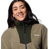 Columbia, Womens, Sequoia Grove™ 1/2 Zip Fleece(Stone Green/Greenscape/Collegiate Navy)