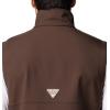 Columbia mens Phg Ascender II Softshell Vest(Cordovan/Timberwoods Camo)