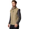 Columbia mens Phg Ascender II Softshell Vest(Flax/Timberwoods Camo)