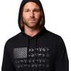 Columbia mens Phg Game Flag Ii HoodieHooded Sweatshirt(Black  Graphite Game Flag)