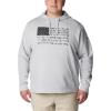 Columbia mens Phg Game Flag Ii HoodieHooded Sweatshirt(Cool Grey  Black Cast N Blast)