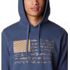 Columbia mens Phg Game Flag Ii HoodieHooded Sweatshirt(Zinc  Sahara Cast N Blast)