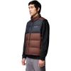 Columbia mens Pike Lake II Vest(Tobacco/Black)