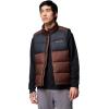 Columbia mens Pike Lake II Vest(Tobacco/Black)