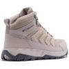 Columbia mens Strata Trail Mid Waterproof(Soft Taupe/Dark Grey)