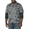 Black Checkered Woodsman Print