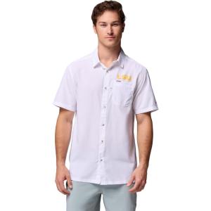 Columbia Men’s Collegiate Slack Tide Camp Shirt(Lsu – White)