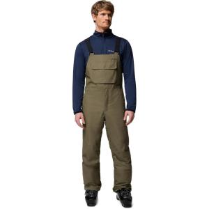 Columbia Mens Iceventure II Bib, Stone Green, Medium Short