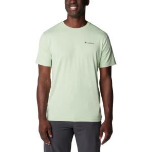 Columbia Men’s Kwick Hike Back Graphic Short Sleeve Tee(Sage Leaf Heather/Moonscape)