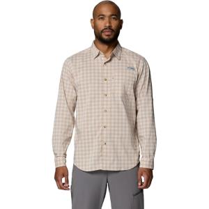 Columbia Men’s PFG Harbor Peak Long Sleeve Shirt(Dark Stone Driftnet Plaid)