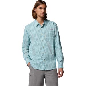Columbia Men’s PFG Harbor Peak Long Sleeve Shirt(Marine Light Offshore Tartan)