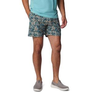 Columbia Mens PFG Ramble Quick Dry Swim Short(Midnight Teal Tunado)