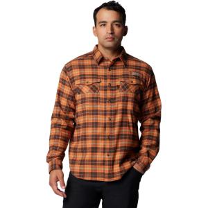 Columbia Men’s Roughtail Stretch Flannel Long Sleeve(Cordovan Ombre Tartan)