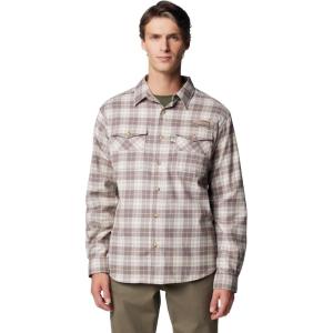 Columbia Men’s Roughtail Stretch Flannel Long Sleeve(Iron Ombre Tartan)
