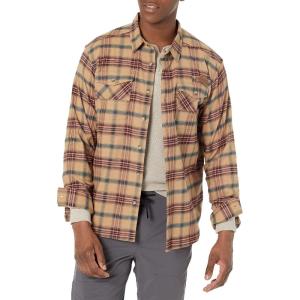 Columbia Men’s Roughtail Stretch Flannel Long Sleeve(Sahara Decoy Tartan)
