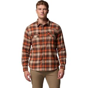 Columbia Men’s Roughtail Stretch Flannel Long Sleeve(Tobacco Tracking Check)