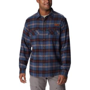 Columbia Men’s Roughtail Stretch Flannel Long Sleeve(Zinc Decoy Tartan)
