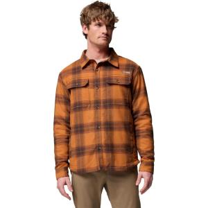 Columbia Men’s Saddle Point Warm Lined Flannel(Cedar Iron Sight Buffalo)