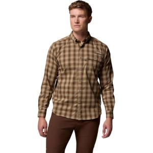 Columbia Men’s Sharptail Long Sleeve Yarn Dye Shirt(Surplus Green Triple Check)
