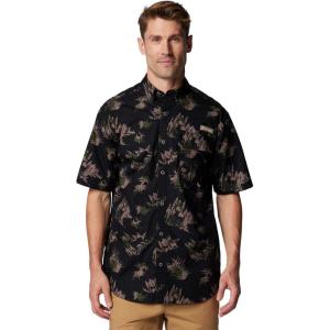 Columbia Mens Sharptail Short Sleeve ShirtSharptail Short Sleeve Shirt(Black Retrodeer)