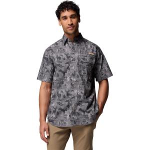 Columbia Mens Sharptail Short Sleeve ShirtSharptail Short Sleeve Shirt(City Grey Hunt Stand)