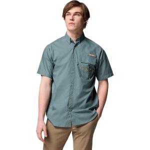 Columbia Mens Sharptail Short Sleeve ShirtSharptail Short Sleeve Shirt(Pond/Timberwoods Camo)