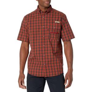 Columbia Mens Sharptail Short Sleeve ShirtSharptail Short Sleeve Shirt(Red Jasper Gingham)