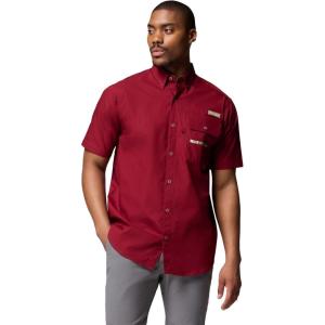 Columbia Mens Sharptail Short Sleeve ShirtSharptail Short Sleeve Shirt(Red Jasper/Timberwoods Camo)
