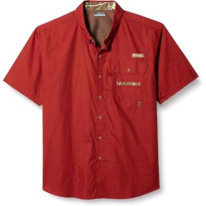 Columbia Mens Sharptail Short Sleeve ShirtSharptail Short Sleeve Shirt(Red Oxide/Rt Edge)
