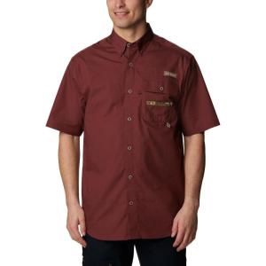 Columbia Mens Sharptail Short Sleeve ShirtSharptail Short Sleeve Shirt(Red Rocks/Rt Edge)