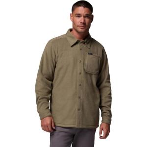 Columbia Men’s Steens Mountain Solid Shirt Jacket(Stone Green)