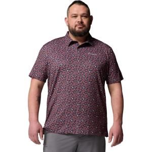 Columbia Men’s Super Slack Tide II Stretch Polo(Nocturnal Fish Nation)
