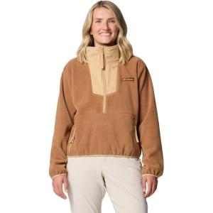 Columbia, Womens, Sequoia Grove™ 1/2 Zip Fleece(Camel Brown/Canoe)